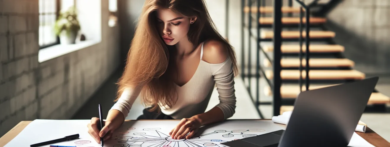 Hvordan bruke mindmaps for å forstå komplekse emner: steg-for-steg guide og tips – illustrasjon