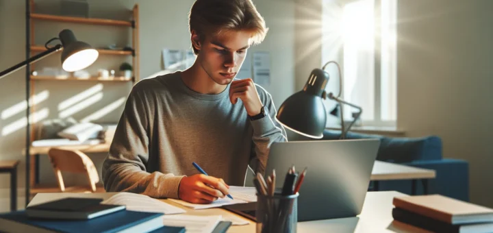 Slik forbedrer du konsentrasjonen under lange studieøkter: konkrete tips, pauser og fokus – illustrasjon