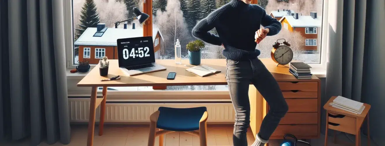 Fordelene med å ta pauser under lange studieøkter – illustrasjon