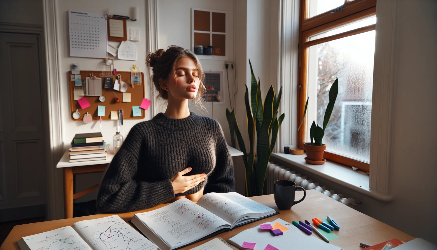 Hvordan bruke mindfulness for å redusere eksamensstress 2 Hvordan bruke mindfulness for å redusere eksamensstress – illustrasjon 1